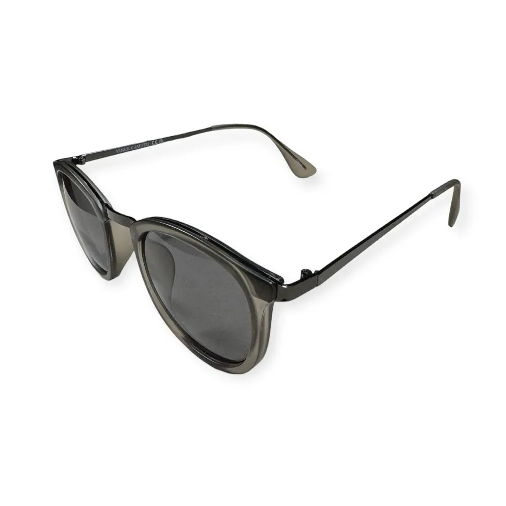Vince Camuto Round‎ Club Sunglasses Grey Frame Gray Tinted Lenses VM619 GY